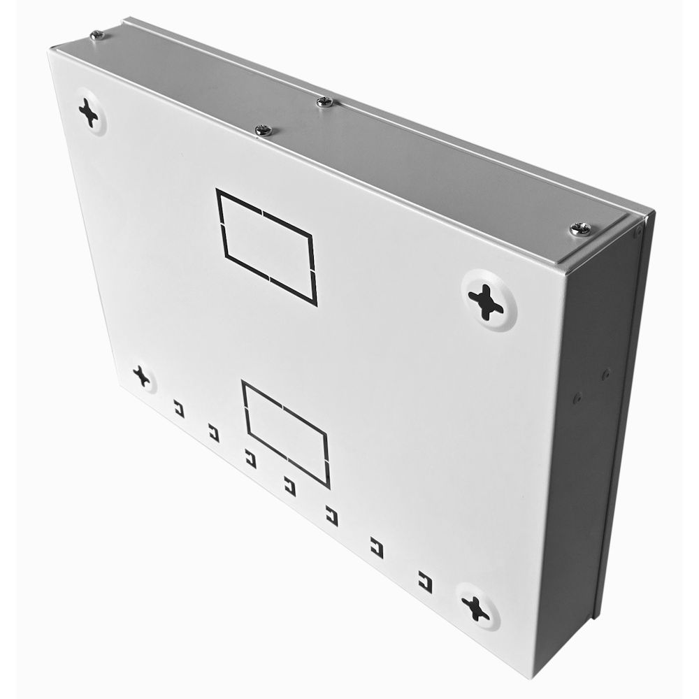 1U 19 inch Vertical Wall Mount Network Enclosure-Cabinet, Grey