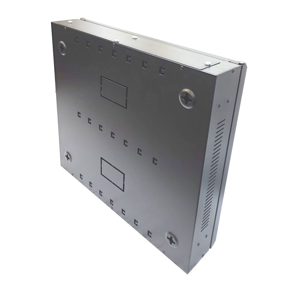 1U 19" Adjustable Low Profile Vertical Mount - Wall Mount Network / Server Cabinet 500mm Deep