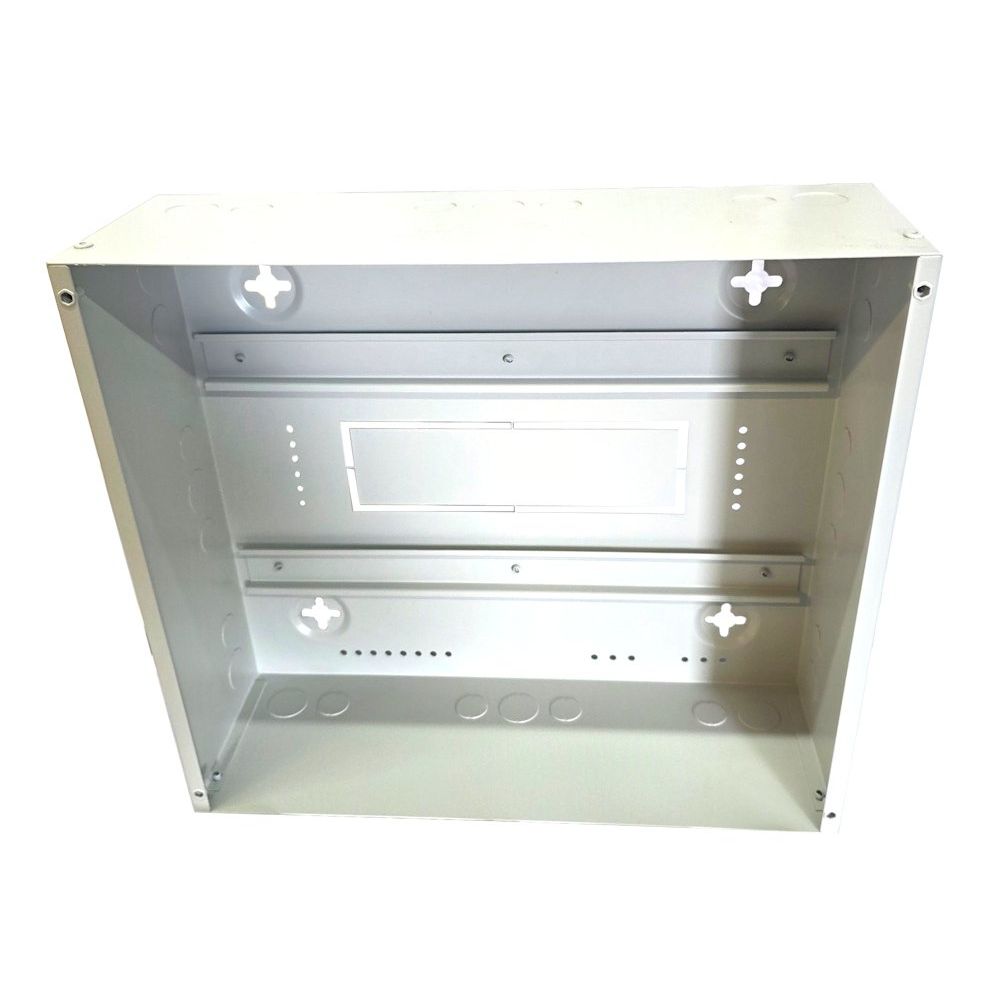 DIN Rail Adaptable Multi-Purpose Painted Steel Box 360x320x120 - Grey