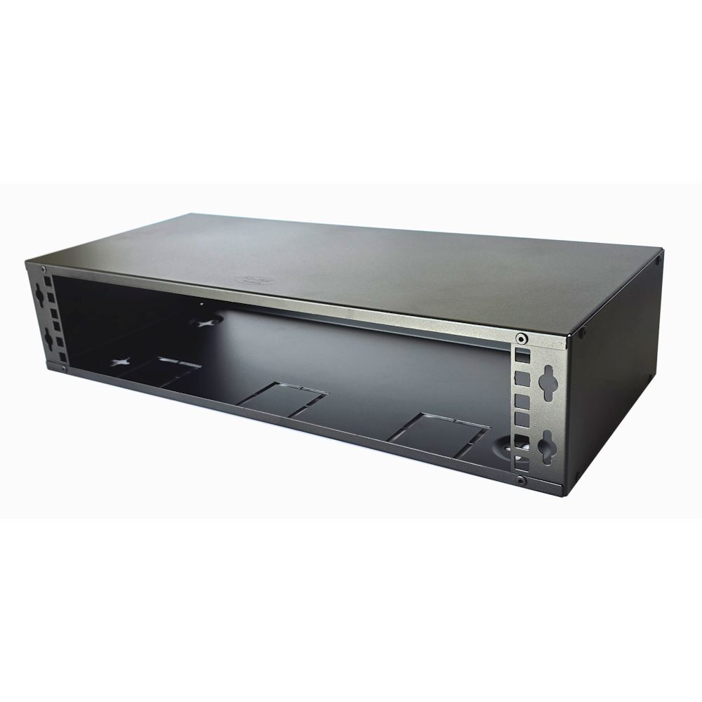 2U 19 inch Desktop / Wall Mount Rack Box - 225mm Deep