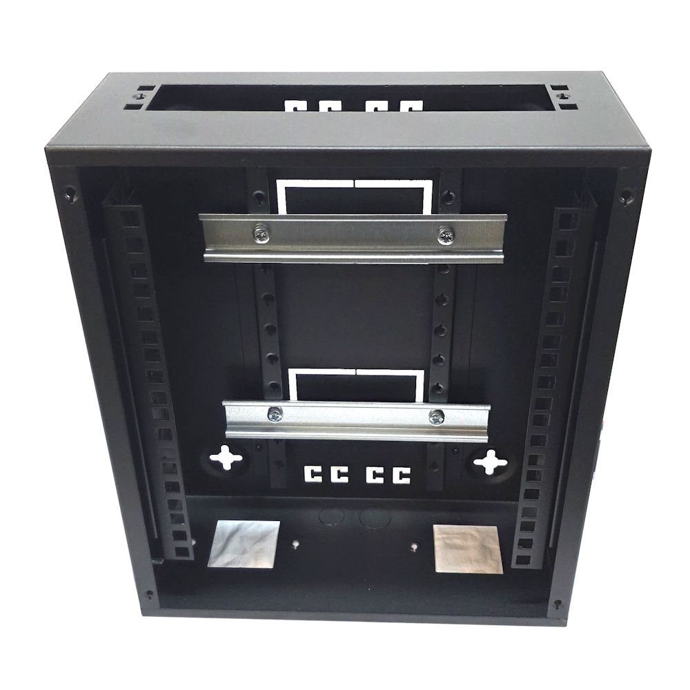 SOHO Universal 6u 10 inch Mounting or DIN Mounting Universal 350 Style Cab - Black