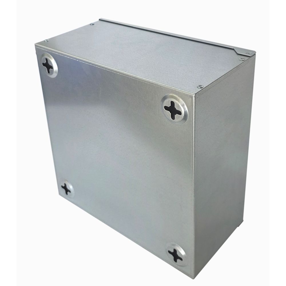 Stock Clearance - Adaptable Metal Project Box 300x300x150 Hinged
