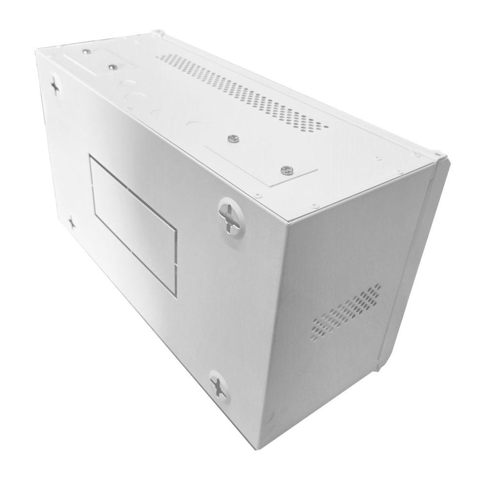 6U 19 inch Data Cabinet Rack / Patching Network Cabinet 225mm WhiteDeep