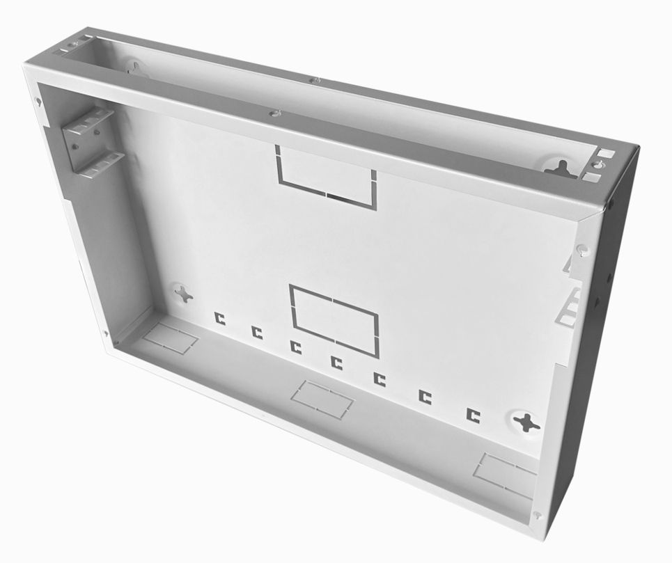1U 19 inch Vertical Wall Mount Network Enclosure-Cabinet, Grey