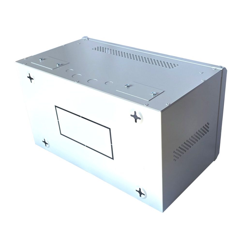 6U 19 inch Data Cabinet Rack / Patching Network Cabinet 300mm Deep Grey