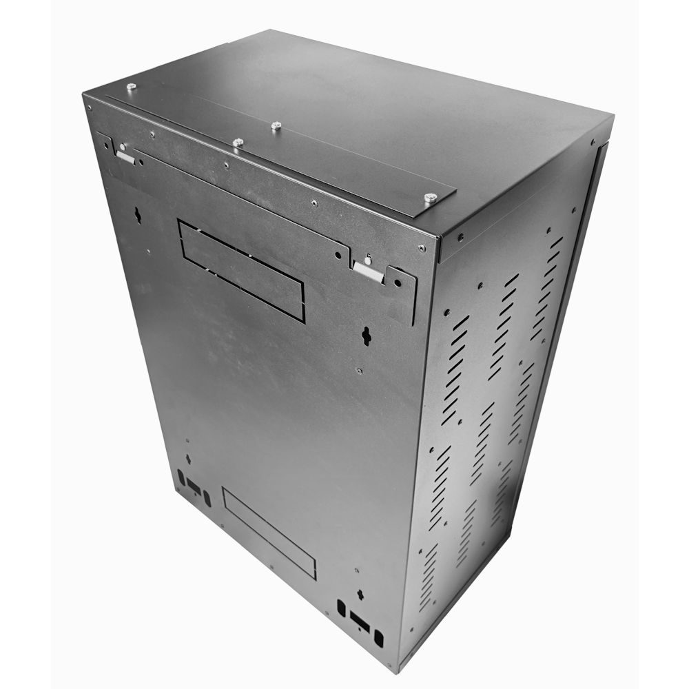 6U 19" Low Profile Vertical Mount - Wall Mount Network / Server  Cabinet 800mm Deep-Black