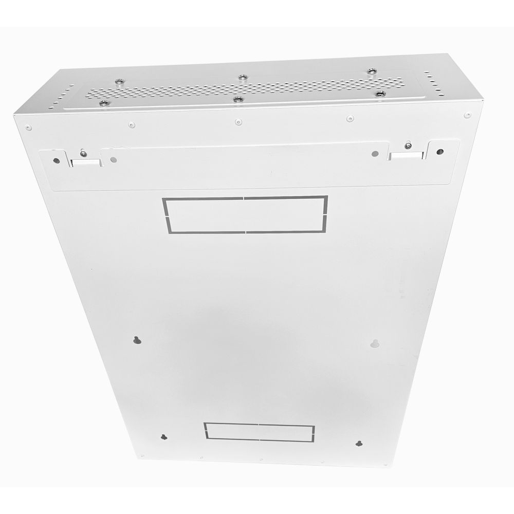 2U 19" Low Profile Vertical Mount - Wall Mount Network / Server  Cabinet 800mm Deep-White