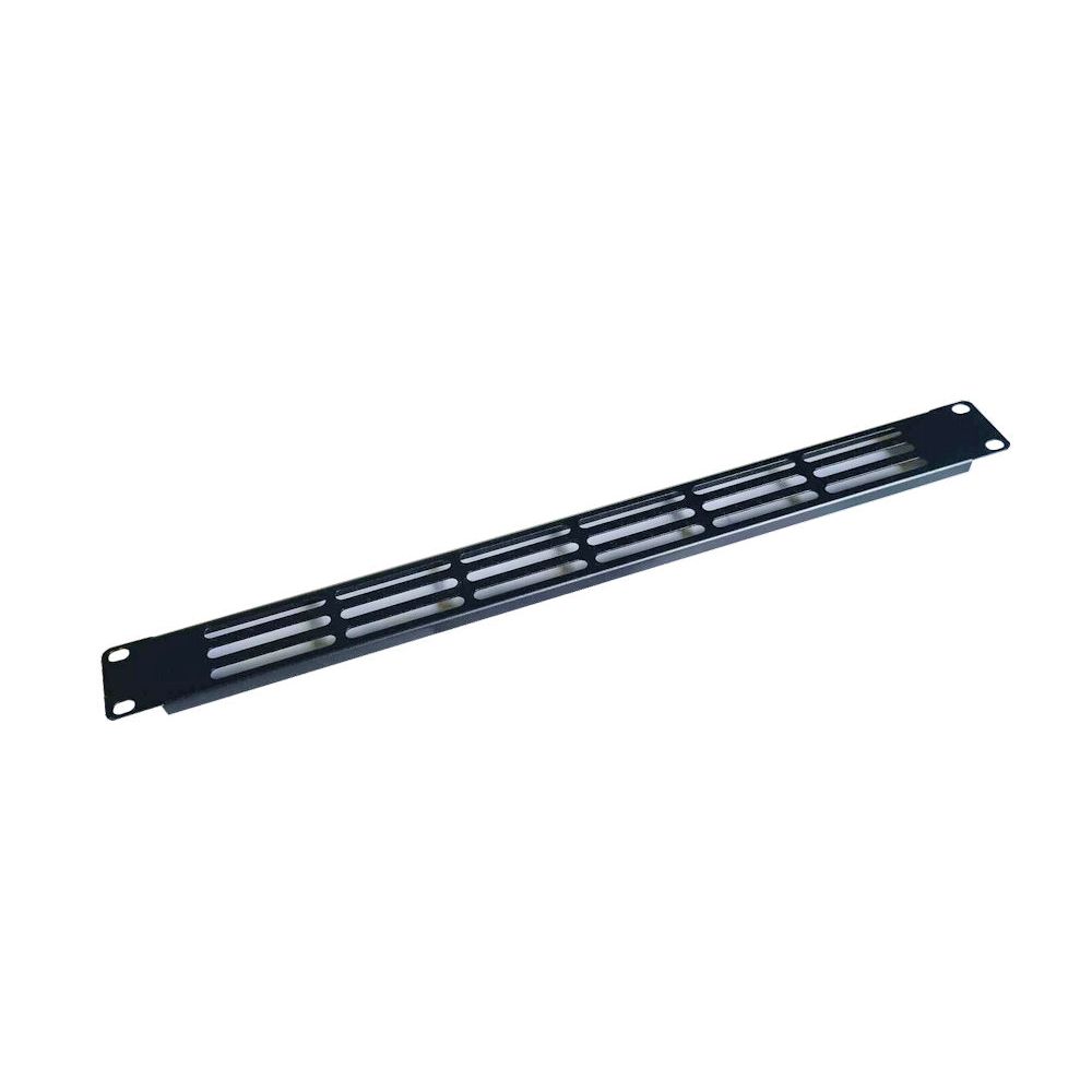 1U 19 inch Rack Mount Vented Slotted Blanking Plate