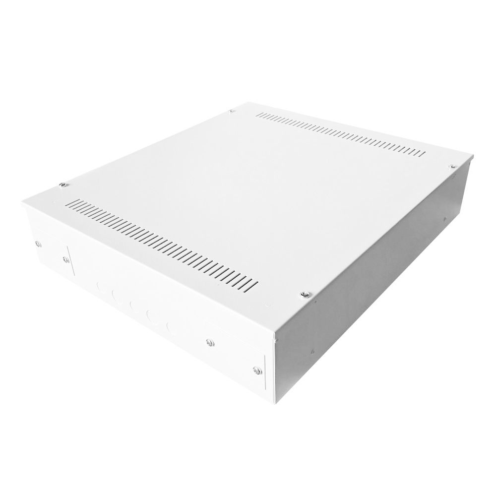 Universal Adjustable Enclosure - 3x 22 Way Module Dins / 2u Wall Box - 600 Style - White