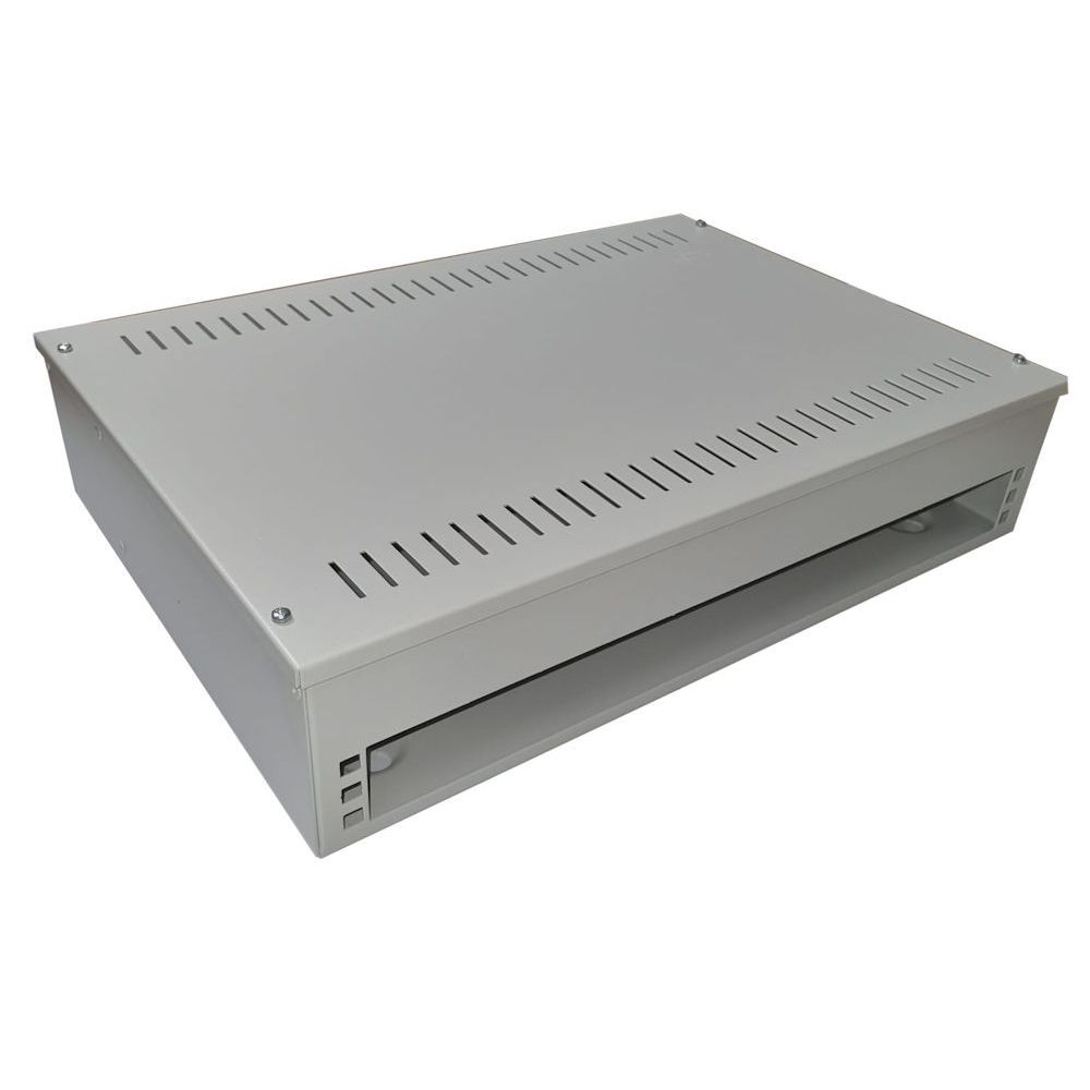 2U 19 inch Vertical Wall Mount Network Enclosure-Cabinet, Grey
