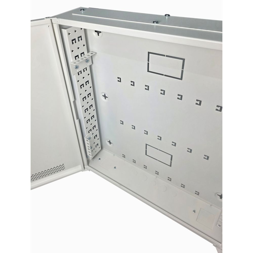 2U 19" Adjustable Low Profile Vertical Mount - Wall Mount Network / Server Cabinet 600 Style - Grey
