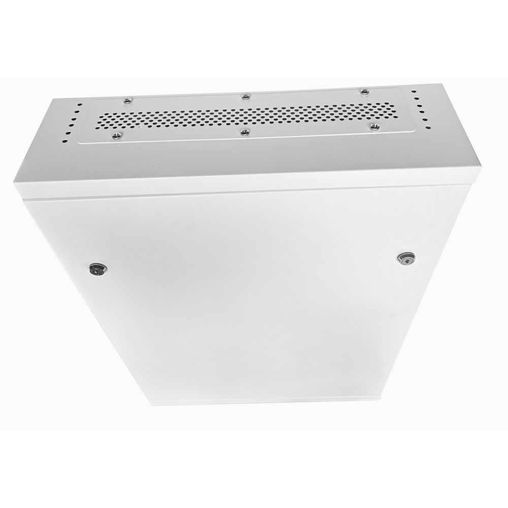 2U 19" Low Profile Vertical Mount - Wall Mount Network / Server  Cabinet 800mm Deep-White