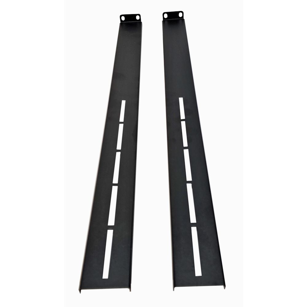 1U 19 inch 400/600 Sliding shelf extenders-300mm - Black