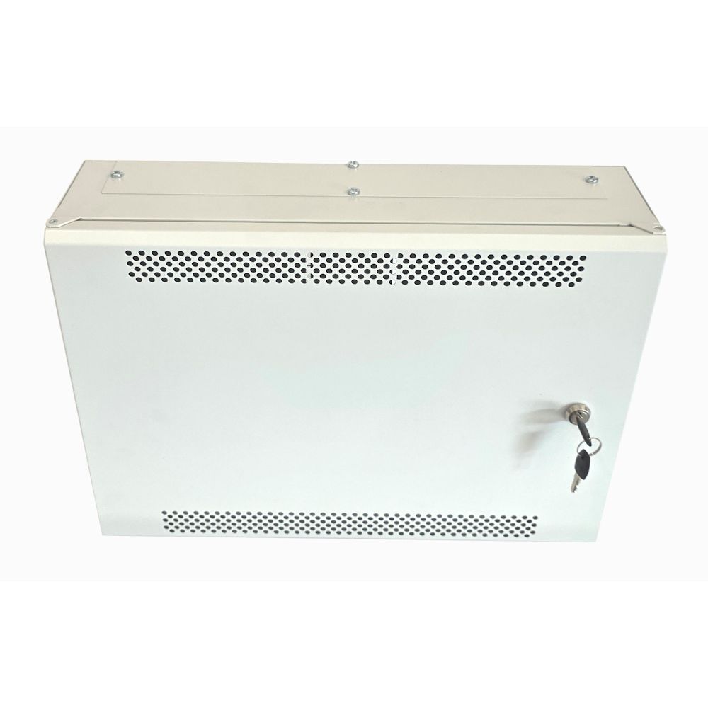 2U 19" Low Profile Vertical Mount - Wall Mount Network / Server Cabinet 400mm Deep  - Grey