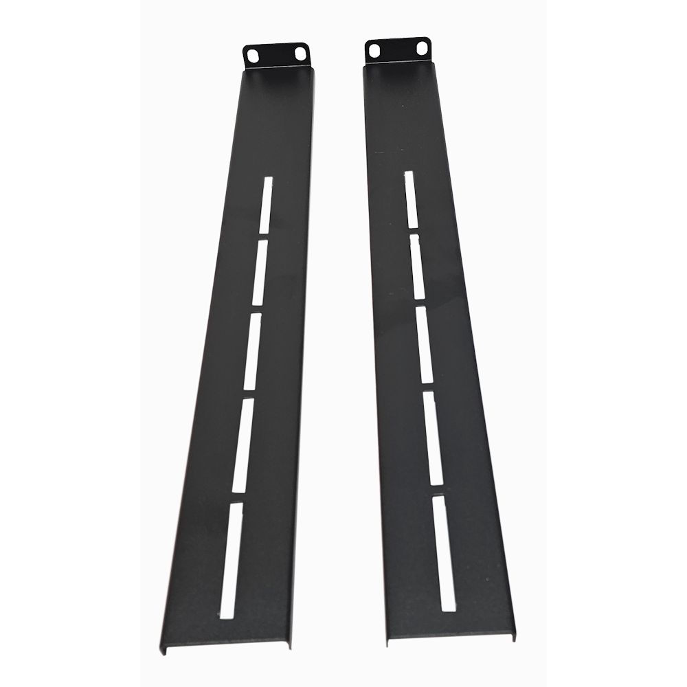 1U 19 inch 400/600 Sliding shelf extenders-150mm - Black