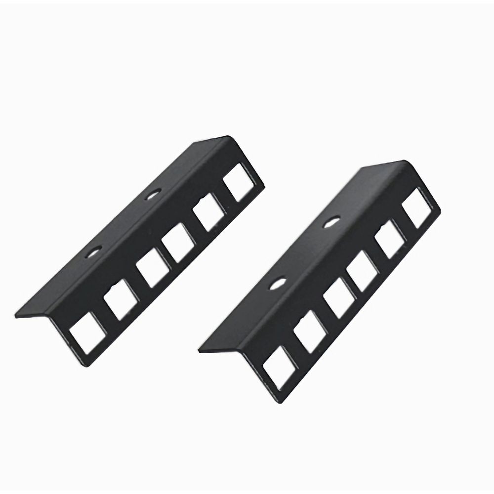 2u Rails to suit 6u Low Profile Cabs-Black-Set