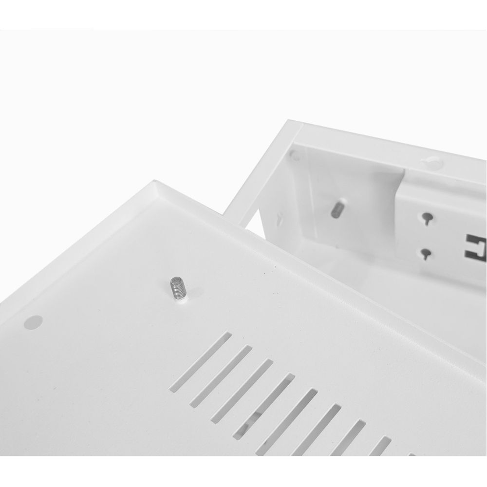 Universal 350 Style Cab - 2 way DIN  (2x 22 Module Dins) / 1u Wall Cabinet-350 Style - White