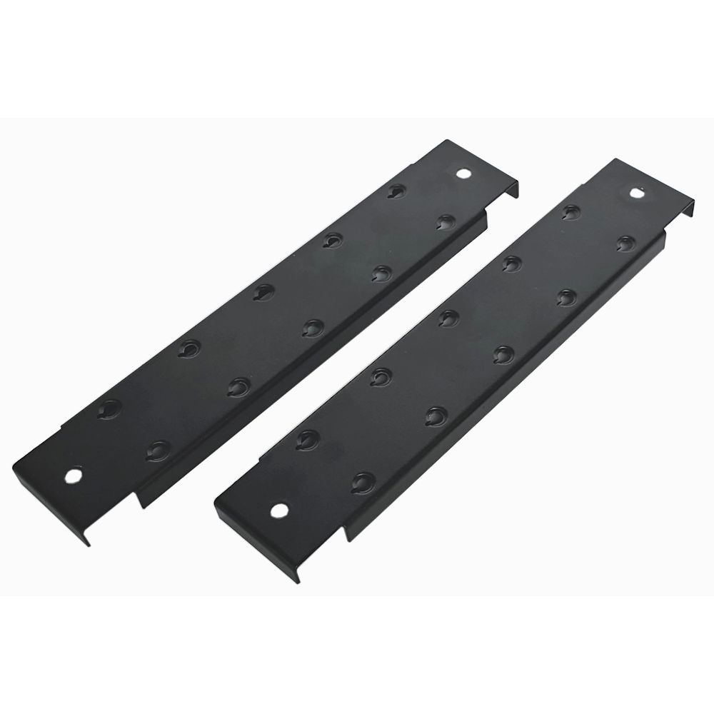 X-Rails to suit 6u Low Profile Cabs-Black-Set