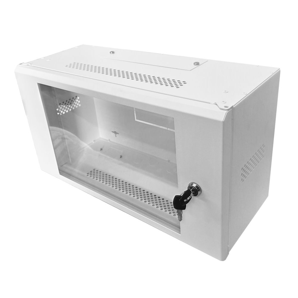 6U 19 inch Data Cabinet Rack / Patching Network Cabinet 225mm WhiteDeep