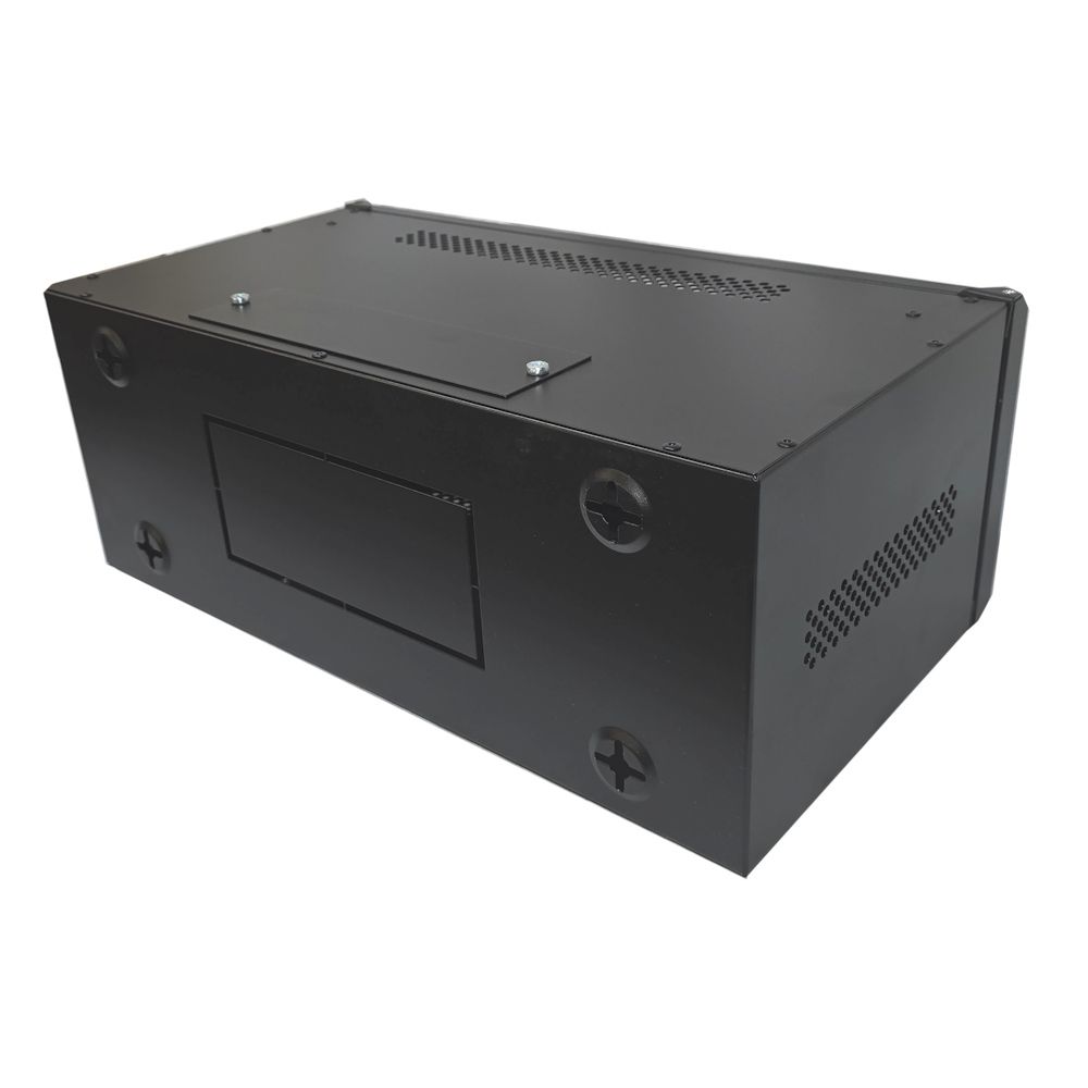 4U 19 inch Data Cabinet Rack / Patching Network Cabinet 300mm Deep Black