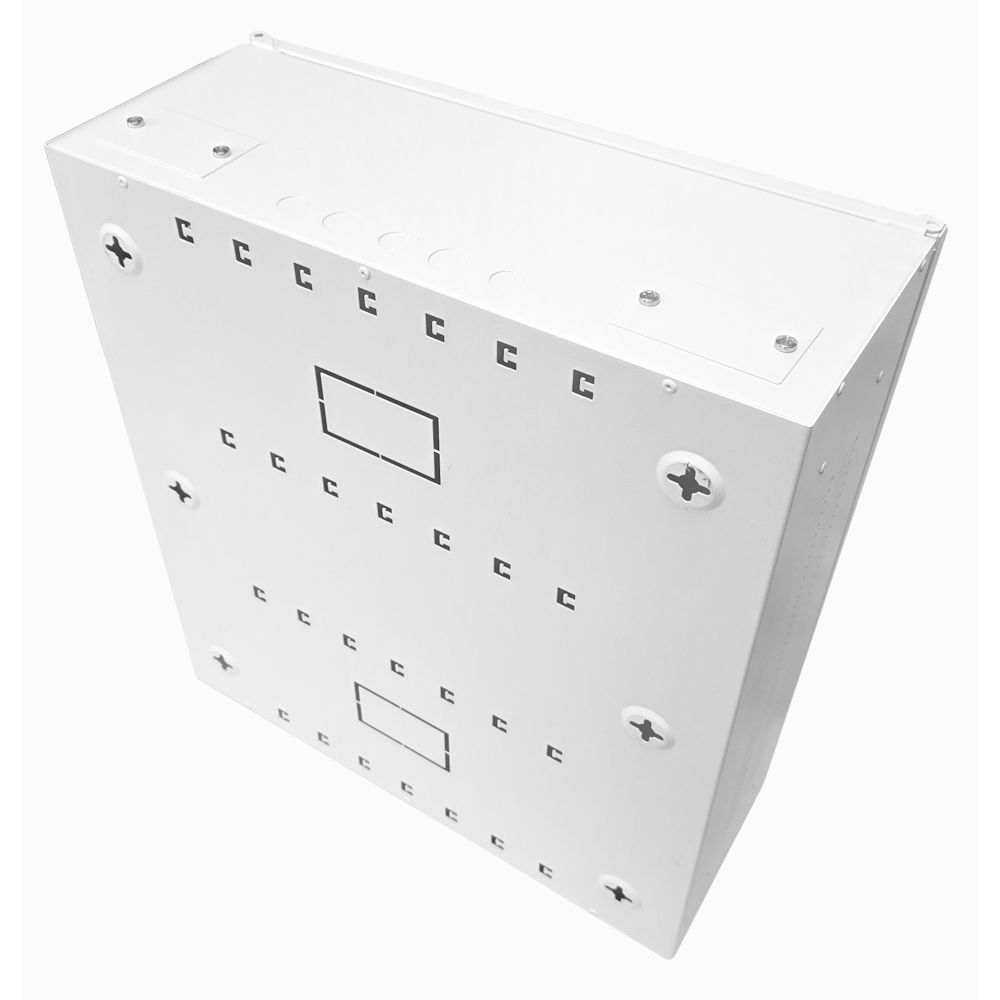 4U 19" Low Profile Vertical Mount - Wall Mount Network / Server Cabinet - 600mm Deep - White
