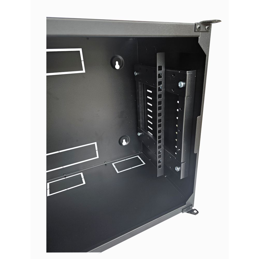 6U 19" Low Profile Vertical Mount - Wall Mount Network / Server  Cabinet 400mm Deep