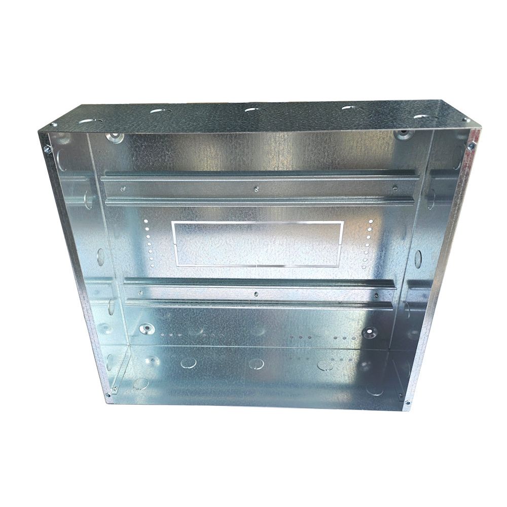 DIN Rail Adaptable Multi-Purpose Galvanized Steel Box 360x320x110