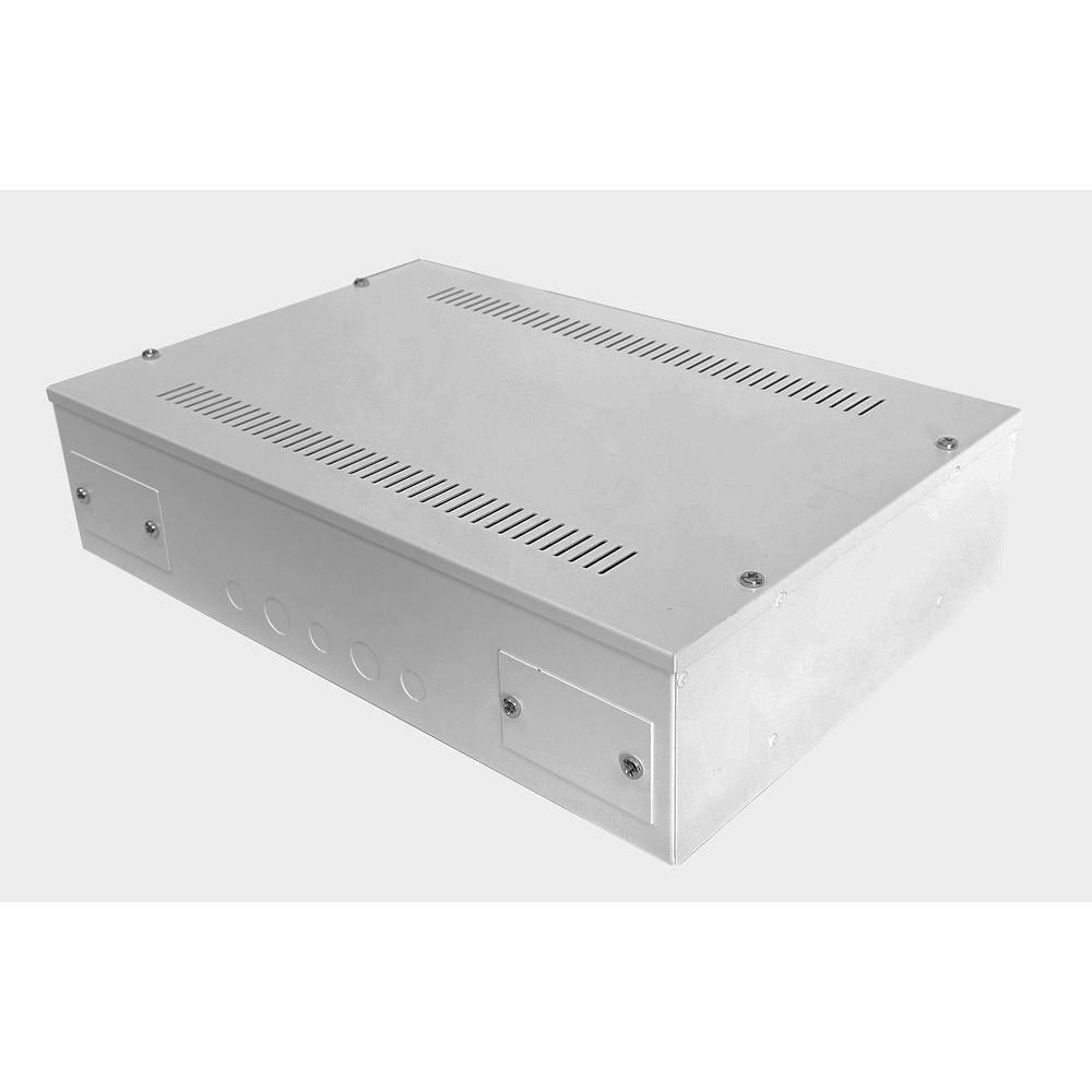 Universal Adjustable Enclosure - 2x 22 Way Module Dins / 2u Wall Box-350 Style - Grey