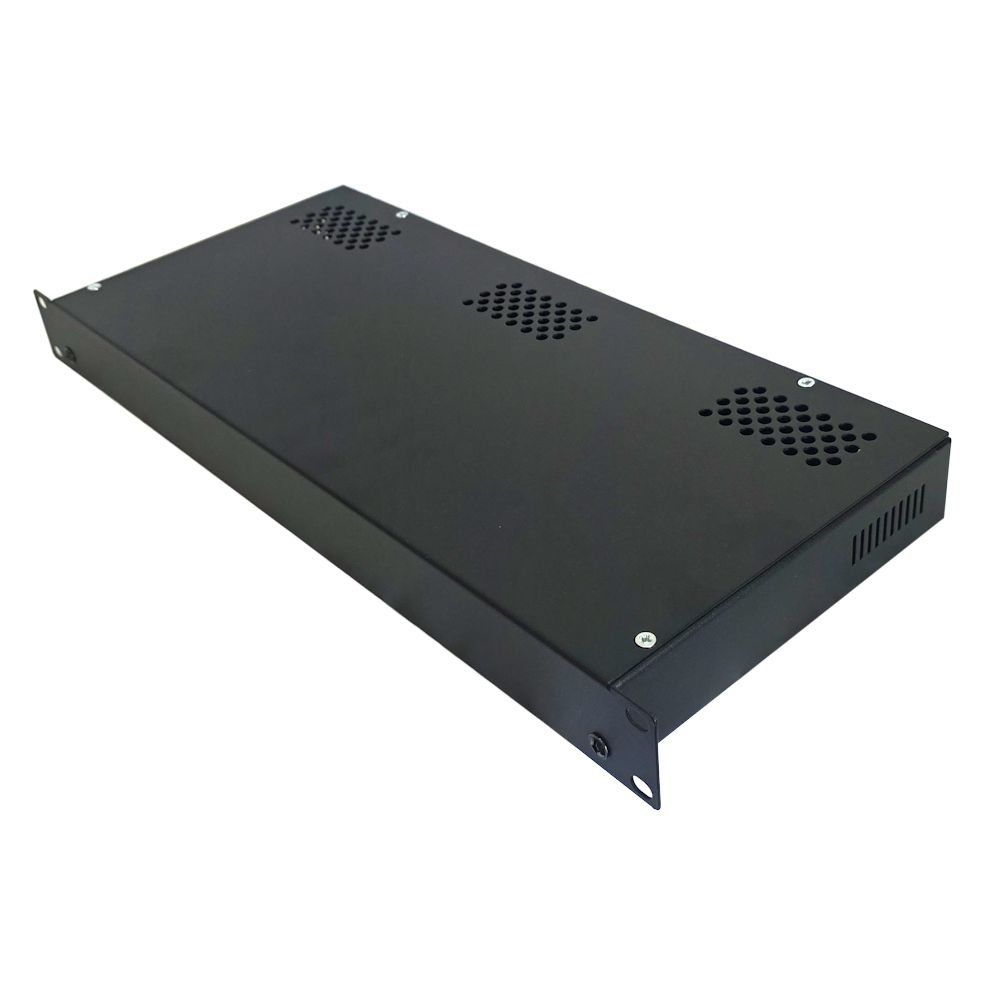 1U Rack Mount Project Box Empty Chassis Enclosure 200mm Deep