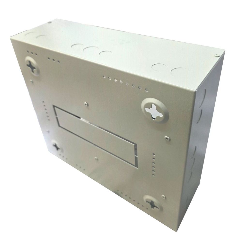 DIN Rail Adaptable Multi-Purpose Painted Steel Box 360x320x120 - Grey