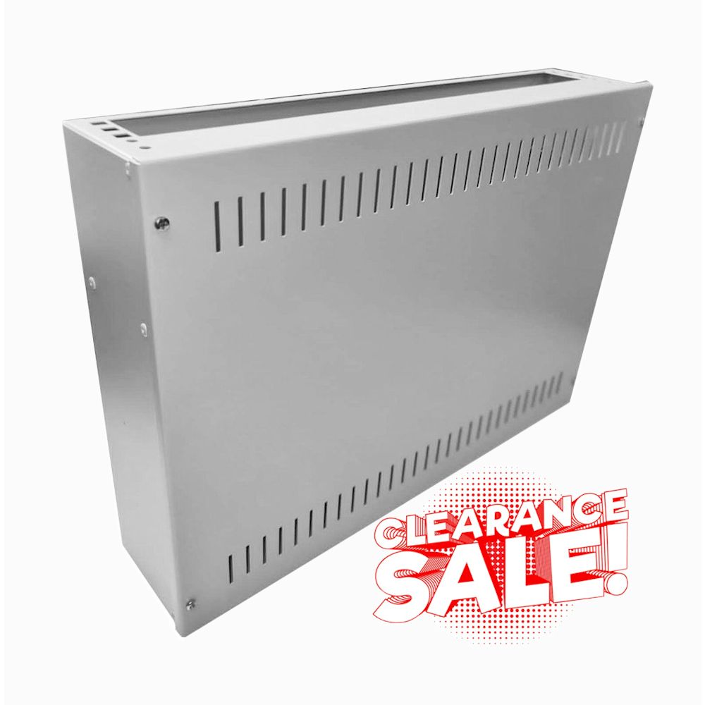 2U 19 inch Vertical Wall Mount Network Enclosure-Cabinet, Grey