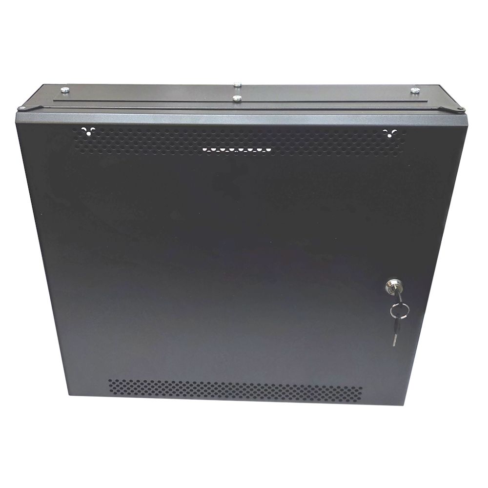 1U 19" Adjustable Low Profile Vertical Mount - Wall Mount Network / Server Cabinet 500mm Deep