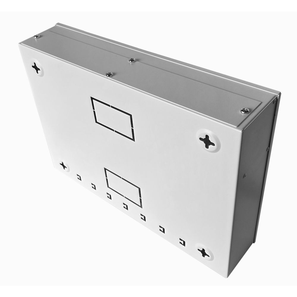 2U 19 inch Vertical Wall Mount Network Enclosure-Cabinet, Grey