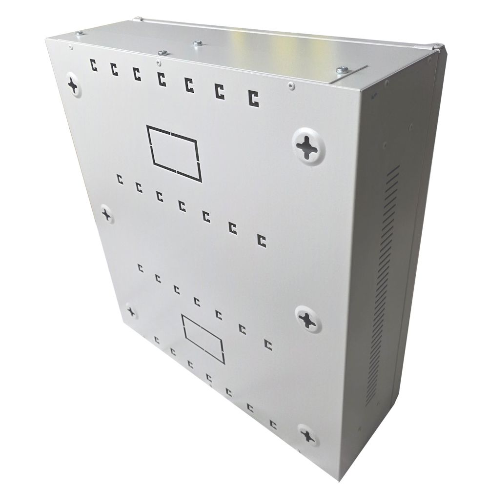 3U 19" Adjustable Low Profile Vertical Mount - Wall Mount Network / Server Cabinet - 600mm Deep-Grey