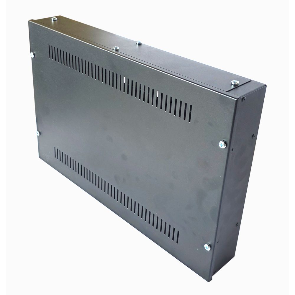 Universal 350 Style Cab - 2 way DIN  (2x 22 Module Dins) / 1u Wall Cabinet-350 Style - Black