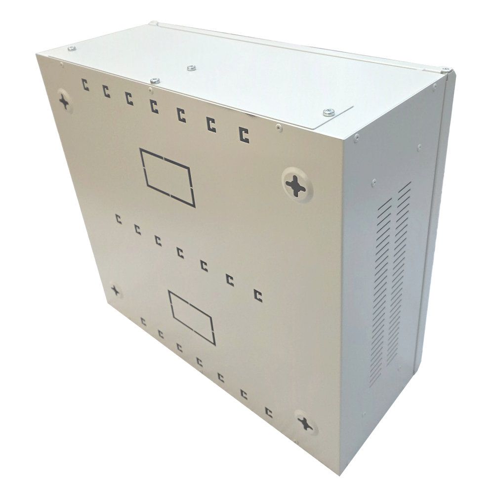 4U 19" Adjustable Low Profile Vertical Mount - Wall Mount Network / Server Cabinet - 500mm Deep - Grey