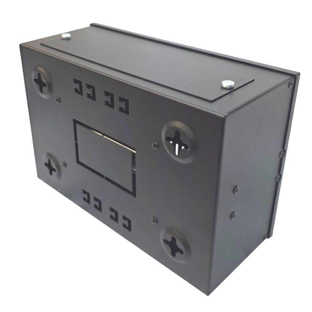 SOHO Universal 2u 10 inch Mounting or DIN Mounting Universal 200 Style Cab - Black