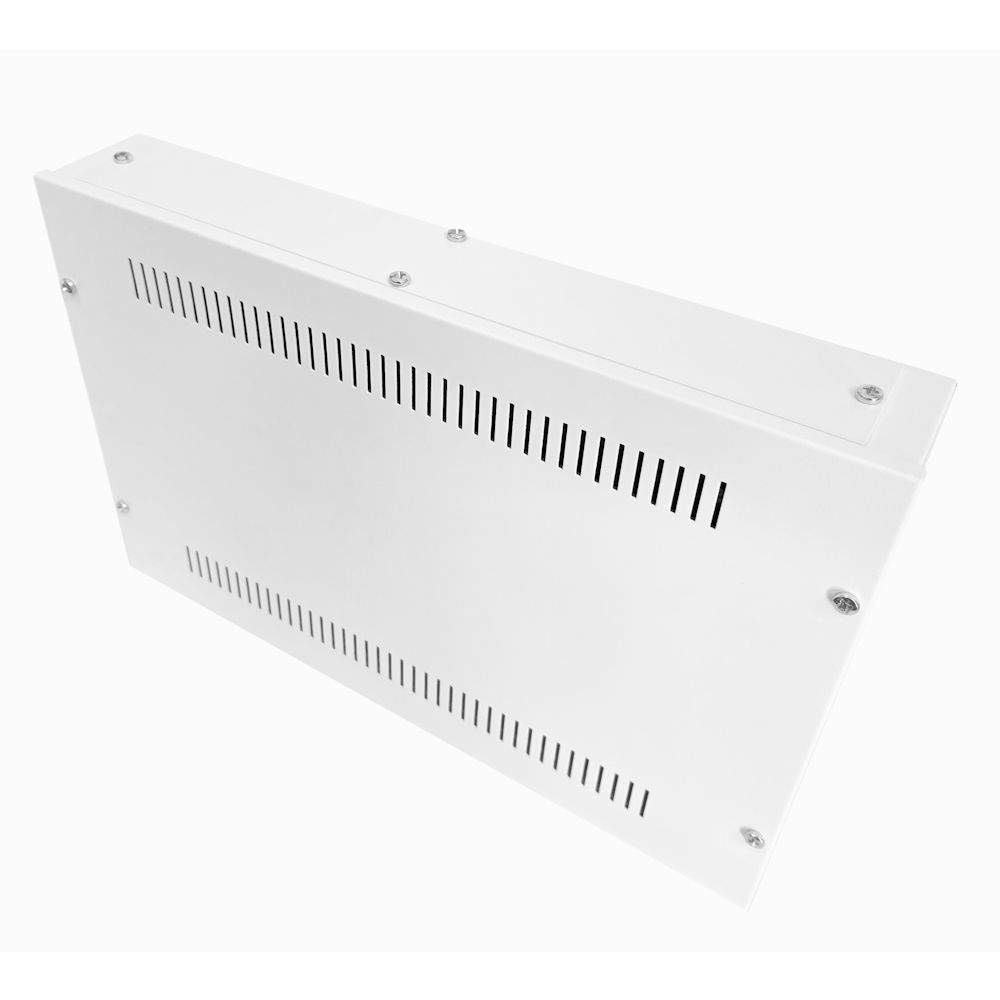 Universal 350 Style Cab - 2 way DIN  (2x 22 Module Dins) / 1u Wall Cabinet-350 Style - White