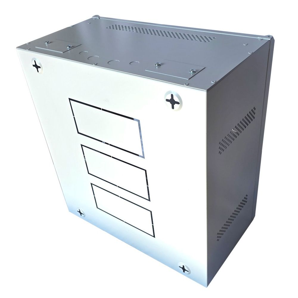 12U 19 inch Data Cabinet Rack / Patching Network Cabinet 300mm Deep Grey