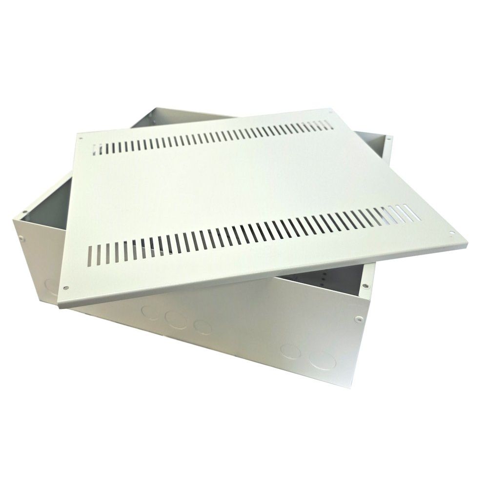 DIN Rail Adaptable Multi-Purpose Painted Steel Box 360x320x120 - Grey
