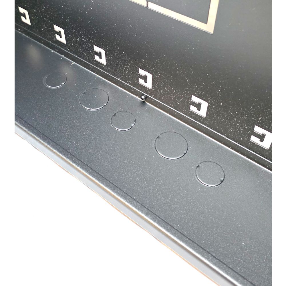 1U 19" Adjustable Low Profile Vertical Mount - Wall Mount Network / Server Cabinet 500mm Deep