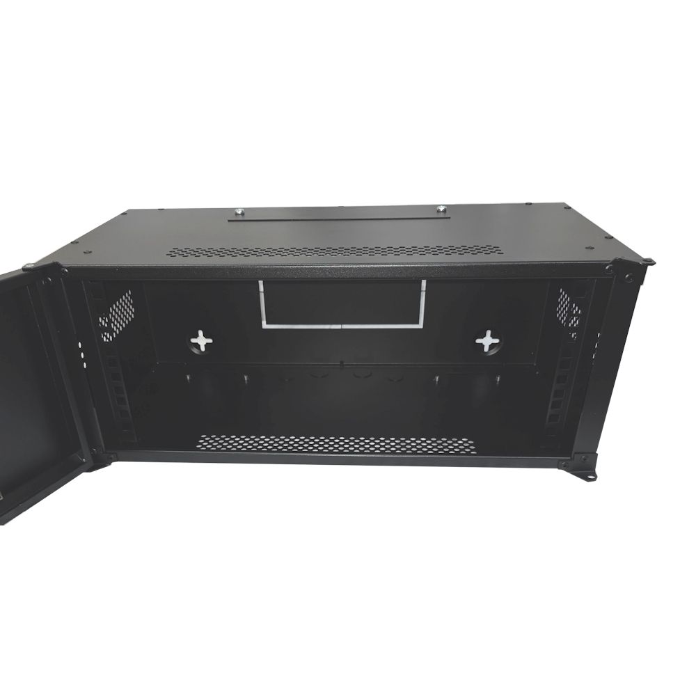 4U 19 inch Data Cabinet Rack / Patching Network Cabinet 300mm Deep Black