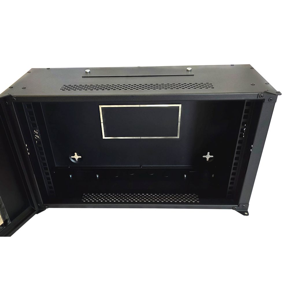 6U 19 inch Data Cabinet Rack / Patching Network Cabinet 225mm Deep Black