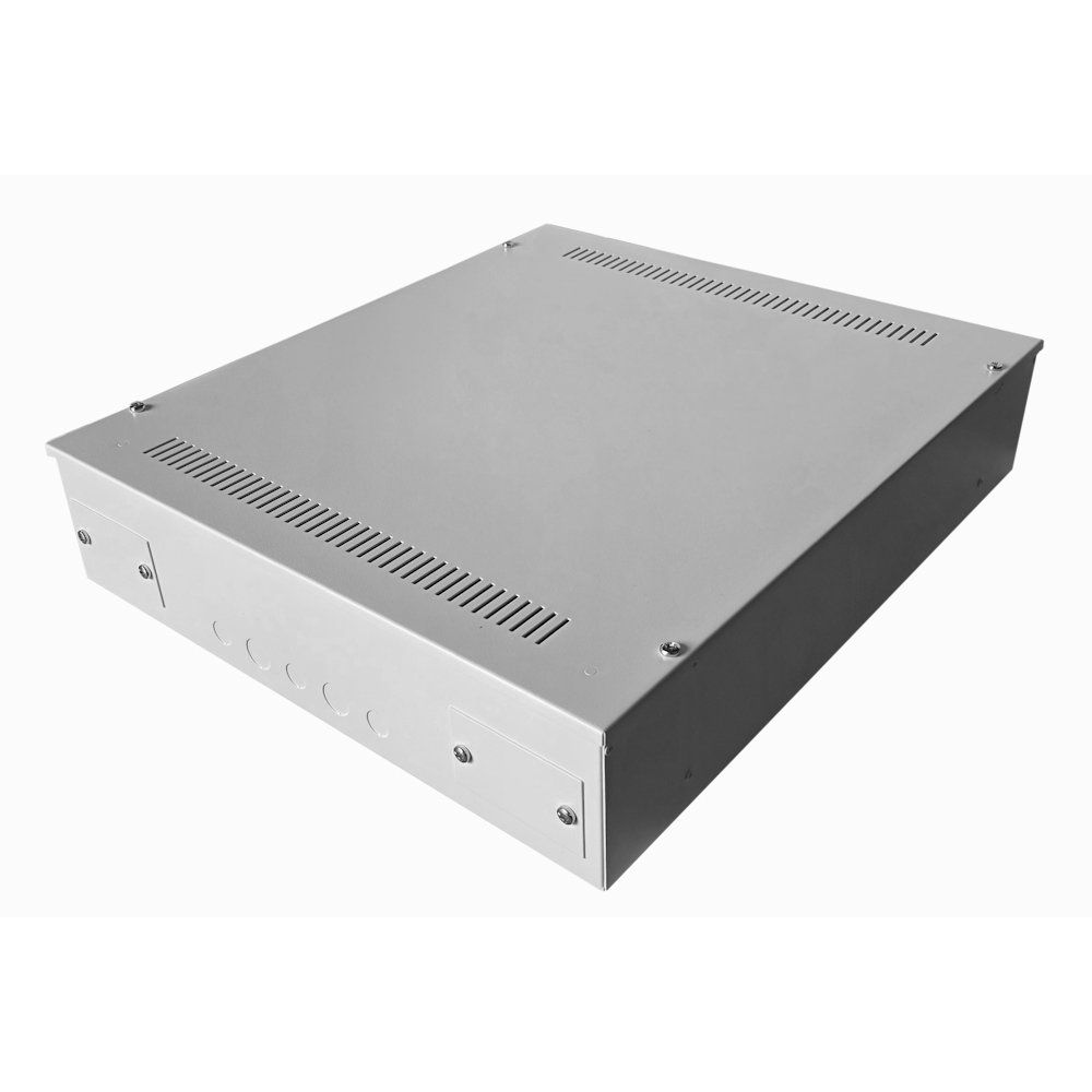 Universal Adjustable Enclosure - 3x 22 Way Module Dins / 2u Wall Box - 600 Style - Grey
