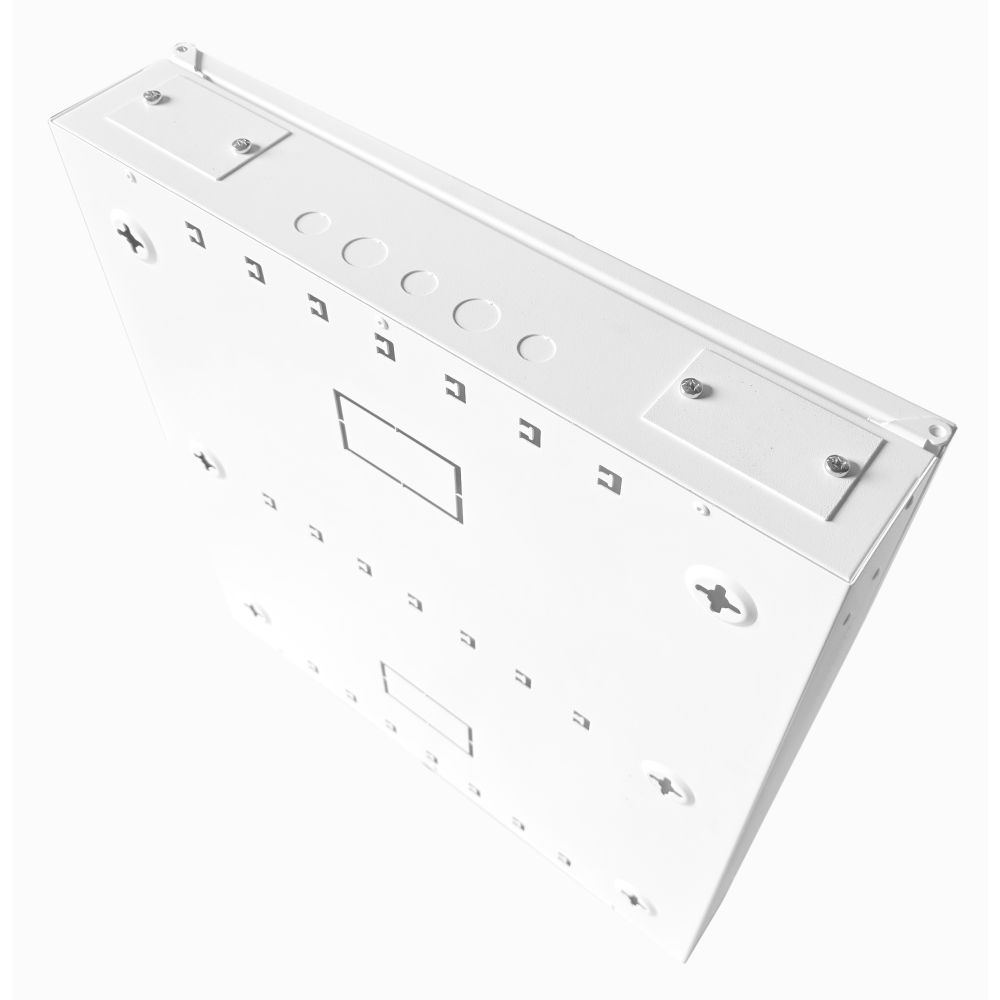 1U 19" Low Profile Vertical Mount - Wall Mount Network / Server Cabinet 600mm Deep - White
