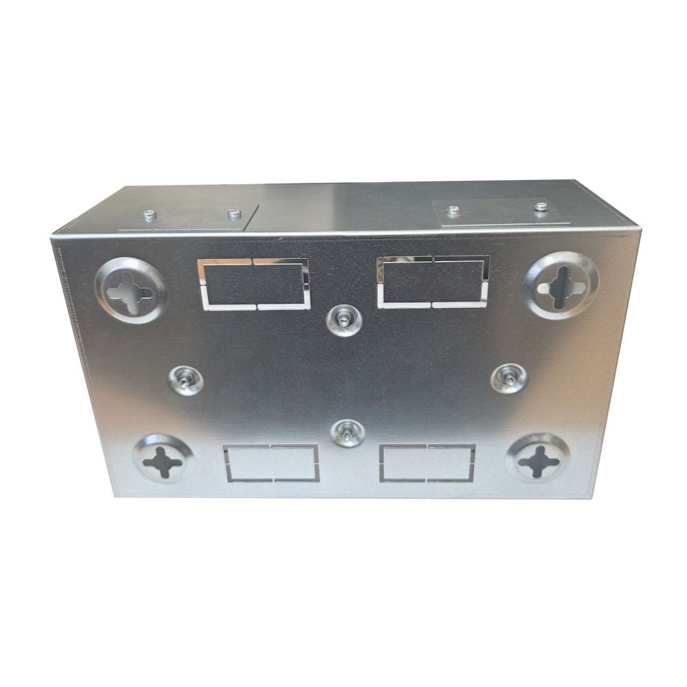DIN Rail Enclosure Type 3 320x190x110 1 Way 15 Module , Perf Vented Cover