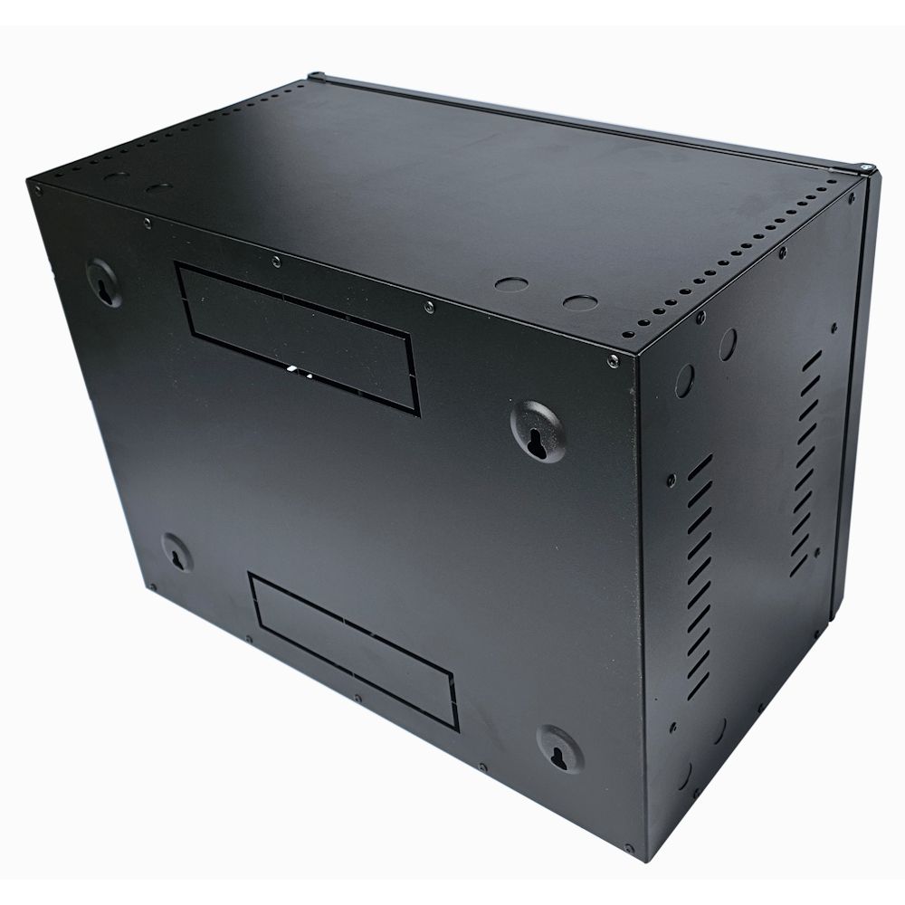 6U 19" Low Profile Vertical Mount - Wall Mount Network / Server  Cabinet 400mm Deep