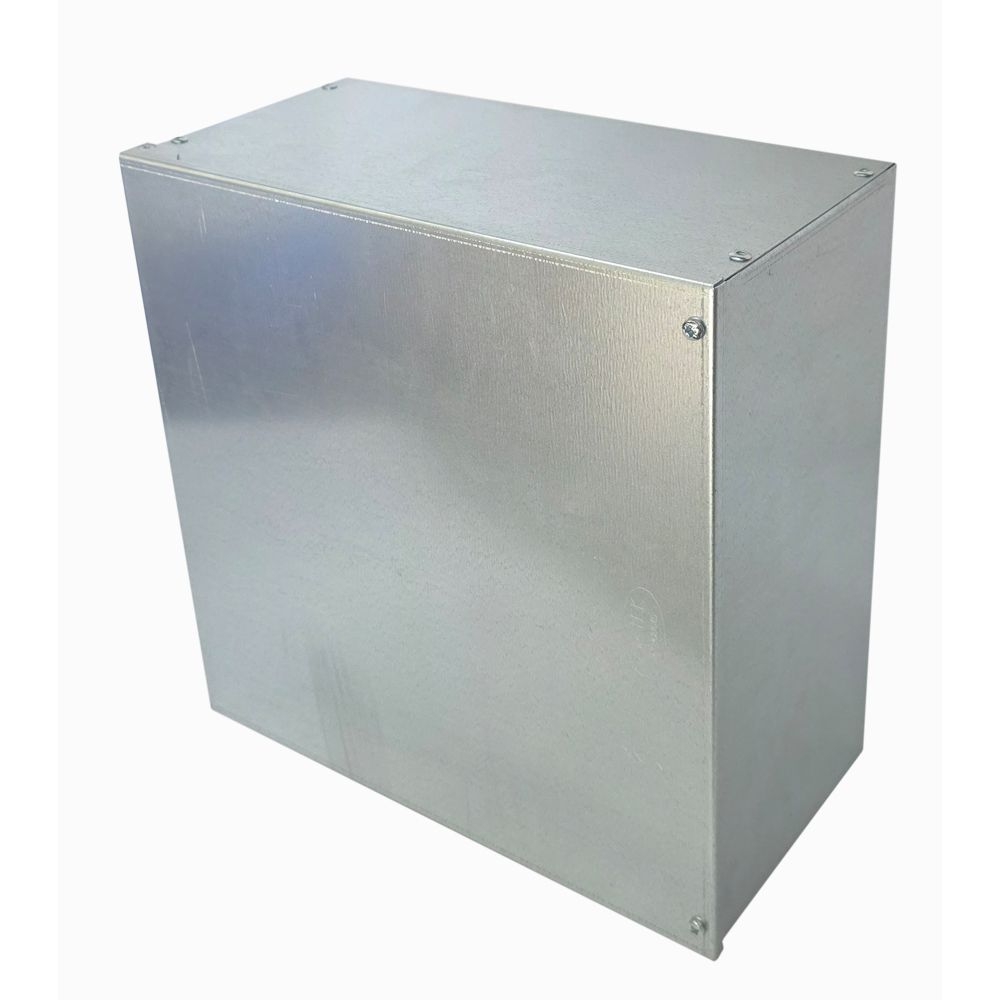 Stock Clearance - Adaptable Metal Project Box 300x300x150 Hinged