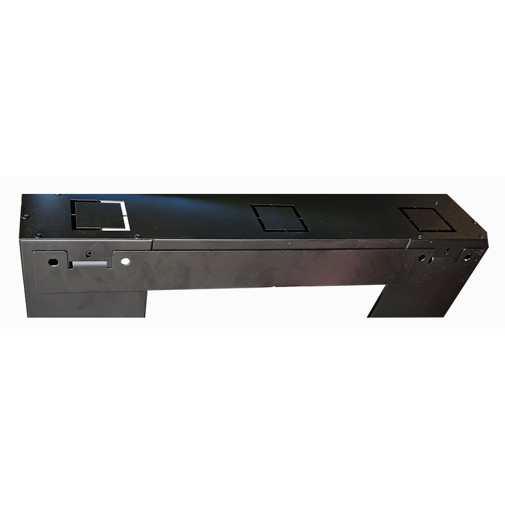 12U 19 inch Data Rack - Network - Server Cabinet Fixed Front and Adjustable Rear 19 inch Rails 390mm Deep - Black