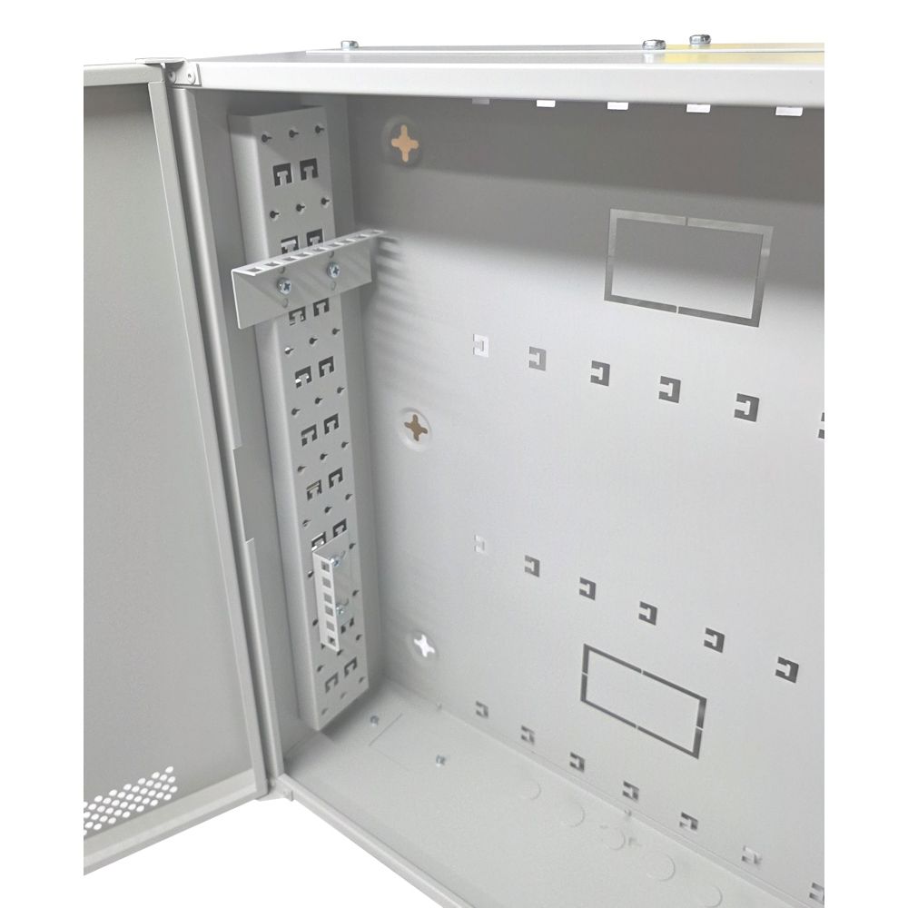 3U 19" Adjustable Low Profile Vertical Mount - Wall Mount Network / Server Cabinet - 600mm Deep-Grey